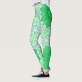Leggings mit Grünkunst (Links)