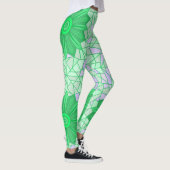 Leggings mit Grünkunst (Rechts)