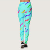Leggings mit hellblauer Farbe (Rückseite)