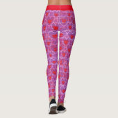Leggings mit Herz für Valentinstag Leggings (Rückseite)