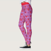 Leggings mit Herz für Valentinstag Leggings (Links)