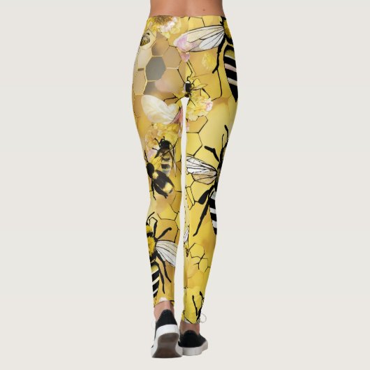 Leggings mit Honigbienen (Rückseite)