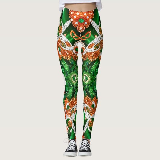 Leggings mit irischer Farbgestaltung (Vorderseite)