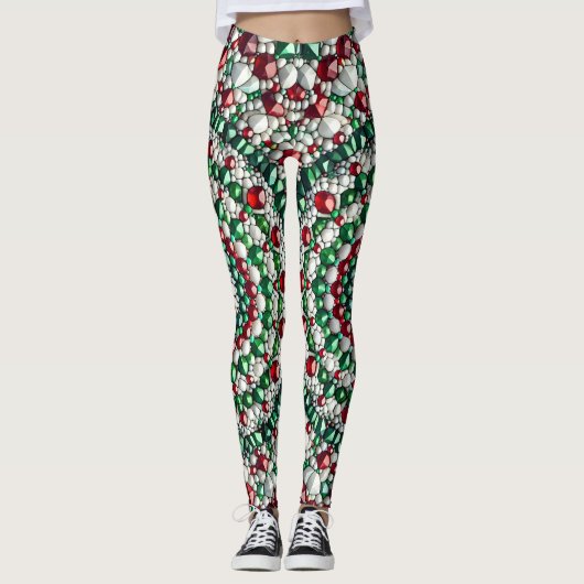 Leggings mit italienischer Farbgestaltung (Vorderseite)