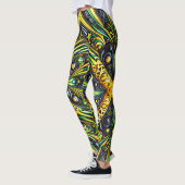 Leggings mit jamaikanischer Farbgestaltung (Links)