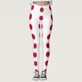 Leggings mit japanischer Flagge (Vorderseite)