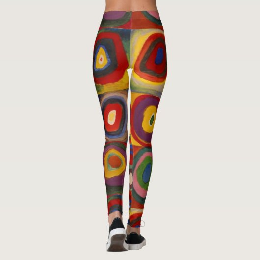 Leggings mit Kandinsky-Plätzen (Rückseite)