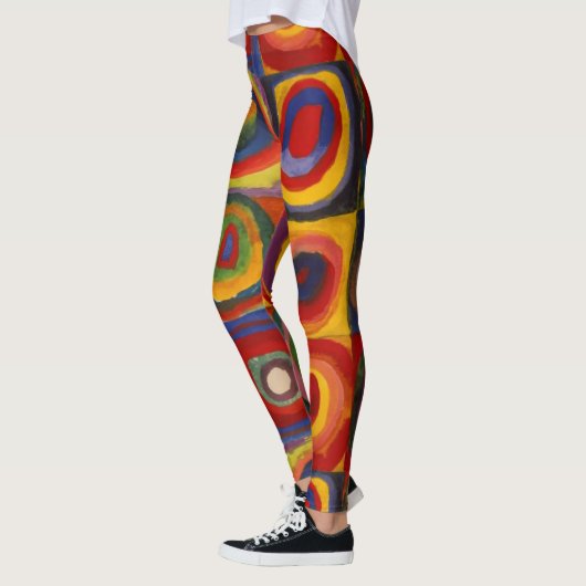 Leggings mit Kandinsky-Plätzen (Links)