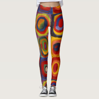 Leggings mit Kandinsky-Plätzen