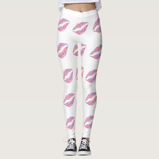 LEGGINGS MIT "KISSEN" AUSGEFÜLLT (Vorderseite)
