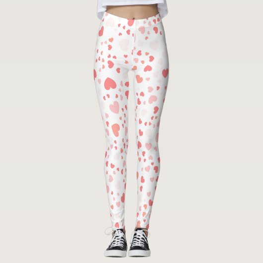 Leggings mit kleinem Herzprint (Vorderseite)
