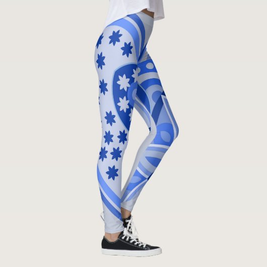 Leggings mit kreativer Kunst (Rechts)