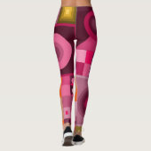 Leggings mit kreativer lässiger Kunst (Rückseite)