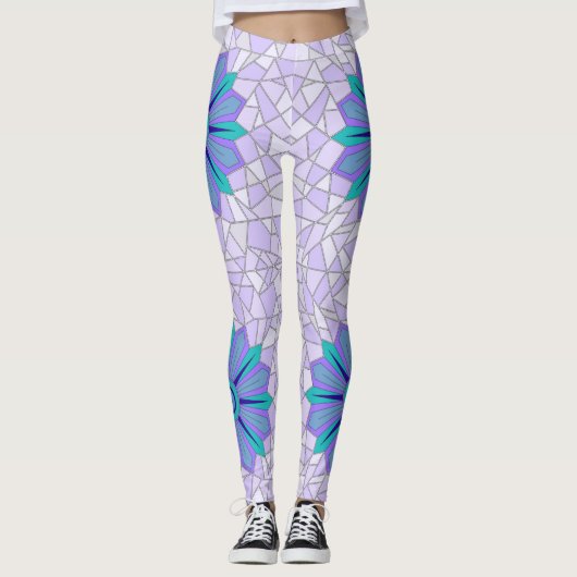 Leggings mit Kunst (Vorderseite)