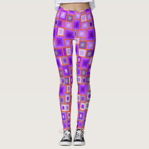 Leggings mit Kunst aus geometrischen Formen
