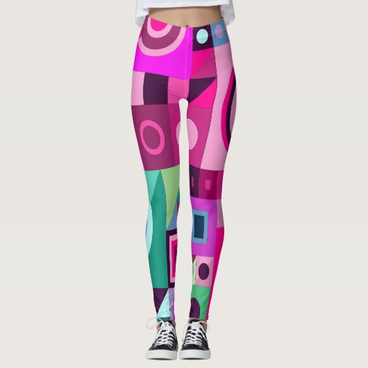 Leggings mit lässiger Kunst (Vorderseite)