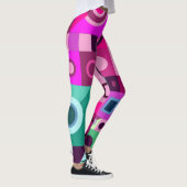 Leggings mit lässiger Kunst (Rechts)