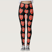 Leggings mit lautstarkem Herz (Vorderseite)