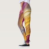 Leggings mit lebendigen Farbwellen (Links)