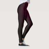 Leggings mit lila Muster aus schwarzen Kohlefasern (Rechts)