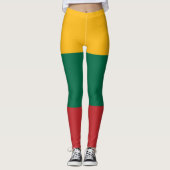 Leggings mit litauischer Flagge (Vorderseite)