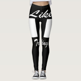 Leggings mit Logos für Trucking sind schwarz