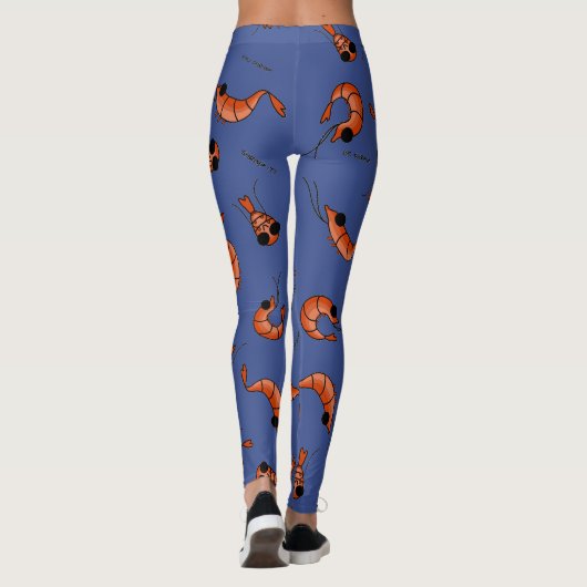 Leggings mit lustigen Meeresfrüchten (Rückseite)