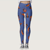 Leggings mit lustigen Meeresfrüchten (Vorderseite)
