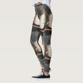 LEGGINGS MIT **MARSHMALLOW-SCHNEEMÄNNERN** (Links)