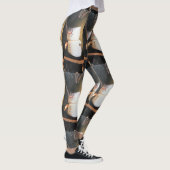 LEGGINGS MIT **MARSHMALLOW-SCHNEEMÄNNERN** (Rechts)