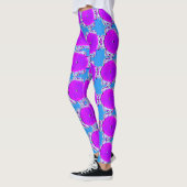 Leggings mit mehrfarbigem Blumendesign (Links)