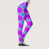 Leggings mit mehrfarbigem Blumendesign (Rechts)
