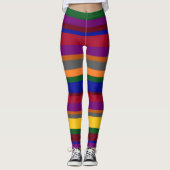 Leggings mit mehrfarbigem Streifen (Vorderseite)