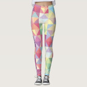 Leggings mit mehrfarbigen Dreiecke (Vorderseite)