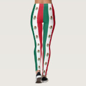 Leggings mit mexikanischer Flagge (Rückseite)