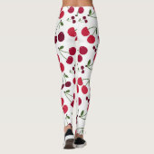 Leggings mit niedlichem Kirschmuster (Rückseite)