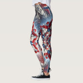 Leggings mit norwegischer Farbgestaltung (Links)