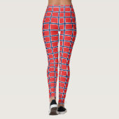 Leggings mit norwegischer Flagge (Rückseite)
