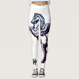 Leggings MIT PEGASUS MIT KANJI FÜR GOTT
