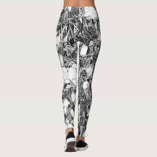 Leggings mit Pen-Effekt (Rückseite)