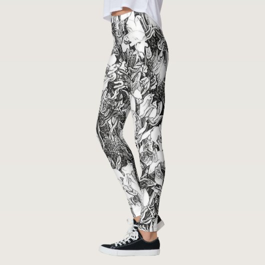 Leggings mit Pen-Effekt (Links)