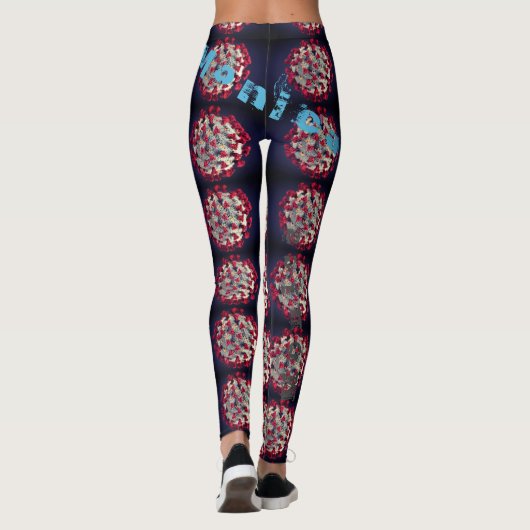 Leggings mit personalisiertem Namen (Rückseite)