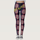 Leggings mit personalisiertem Namen (Vorderseite)