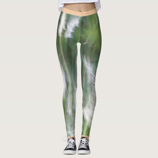 Leggings mit Pfirsichkranz (Vorderseite)