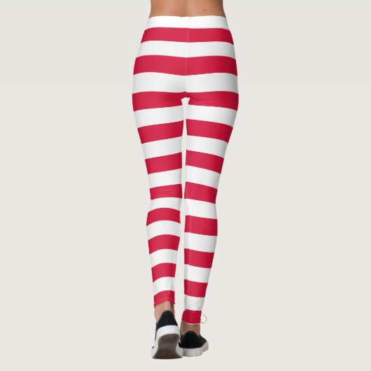 Leggings mit polnischer Flagge (Rückseite)