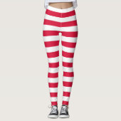 Leggings mit polnischer Flagge (Vorderseite)
