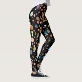 Leggings mit Punktenmuster (Rechts)