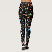 Leggings mit Punktenmuster (Rückseite)