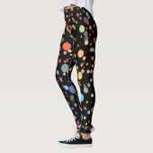 Leggings mit Punktenmuster (Links)