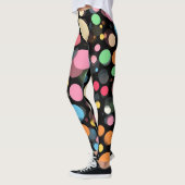 Leggings mit Punktenmuster (Links)